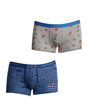 LPG1006 Jongensboxershort van ademende stof met anatomische voorkant