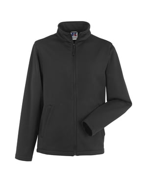 Russell Heren Slimme Softshell-jas (Zwart)