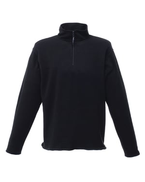 Regatta - Heren Micro Zip Turtle Neck Fleece Sweater (Zwart)