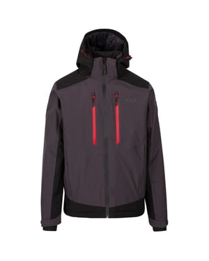 Trespass Heren Matthews Ski jas (Donkergrijs)