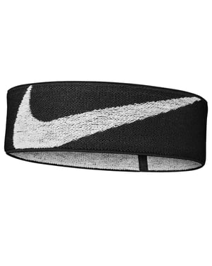Nike Gebreide hoofdband met logo (Zwart/Grijs)