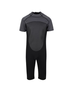 Regatta Heren kort wetsuit (Zwart/Donkergrijs)