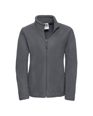 Russell Dames/Dames Full Zip Outdoor Fleecejack (Convoy Grijs Effen)