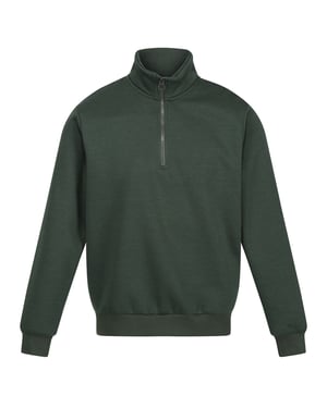Regatta Heren Pro Quarter Zip Sweatshirt (Donkergroen)