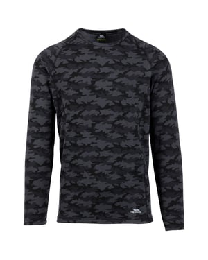 Trespass Heren Arno Base Layer Top (Donkergrijs)