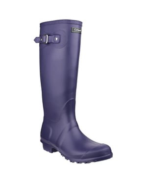 Cotswold Sandringham Buckle-Up Womens Wellington Boots (Paars)