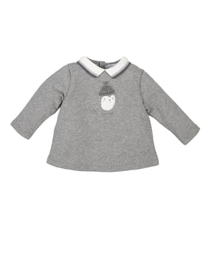 Trui met lange mouwen en reverskraag 3810W17 baby