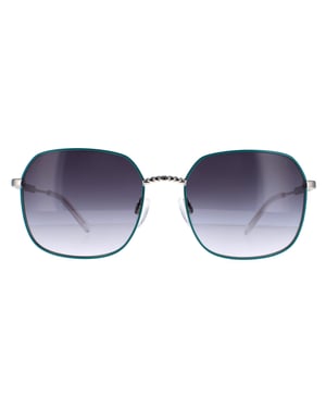 Elle 14911 GN groen blauw grijs gradiÃ«nt zonnebril