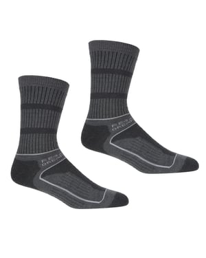 Regatta Dames/dames Samaris 3 Season Boot Socks (Bruingrijs/Licht Staal)
