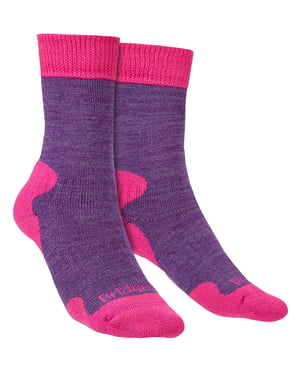 Bridgedale - Dames Zware Merino Wol Boot - Paarse Marle