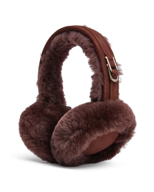 Dames Winter Superzachte Fluffy Bruine Oorwarmers Warme en Gezellige Oorwarmers