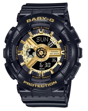 Casio Baby-G Dames Zwarte Horloge BA-110X-1AER