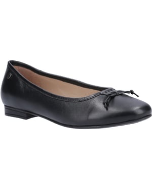 Hush Puppies Dames/dames Naomi Slip On Leren Balletpomp (Zwart)