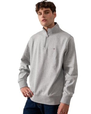 Gant heren Shield Sweatshirt met halve rits
