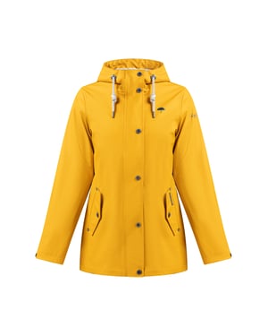 Schmuddelwedda Regenjas bridgeport Dames Mosterd-271