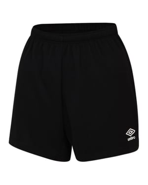 Umbro Dames/Dames Club Logo Shorts (Zwart)