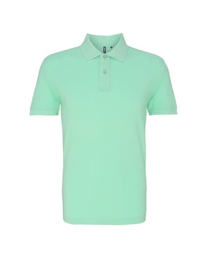 Asquith & Fox Heren Poloshirt met korte mouwen (Munt)