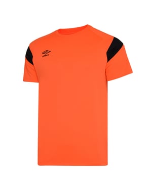 Umbro Trainingsshirt voor kinderen (Schokkend oranje/zwart)