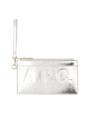 Markt clutch tas - A.P.C. - Synthetisch - Zilver
