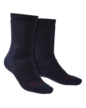 Bridgedale - Heren Outdoor Merino Wol Kniesokken - Marineblauw