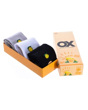 Set van 6 lage sokken OX met frisse geuren