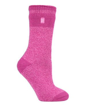 Heat Holders - Dames 2.3 tog thermo wintersokken - Advertentieblok Roze