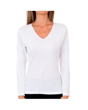 APP01AM dames t-shirt met microthermische lange mouwen