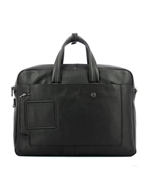 Dubbele handgreep laptoptas Vibe 15.6 Piquadro NERO