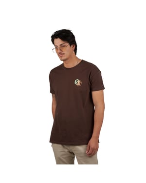 Korte mouw t-shirt met ronde hals Born To Be SPRBCA-2202 man