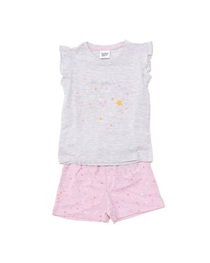 Zomerse pyjama met korte mouwen 22117058 meisje