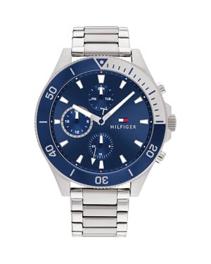 Tommy Hilfiger Larson Heren Zilveren Horloge 1791917