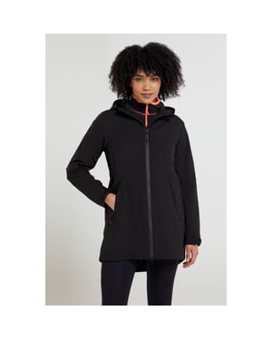 Mountain Warehouse Dames/Dames Hilltop II Waterdichte Jas (Jet Zwart)
