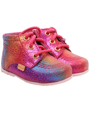 Kickers Hi B Enkellaarsjes Kinderen Roze