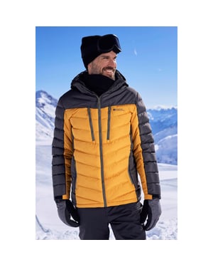 Mountain Warehouse Heren Vulcan III Ski jas (Mosterd)