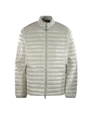 Belstaff Airframe Moonbeam wit glanzend donsjack