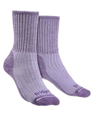 Bridgedale - Dames Wandeling Middelgewicht Merino Wol Sokken - Violet