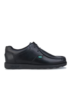 Nieuwe heren/heren zwarte kickers fragma veterende casual schoenen.