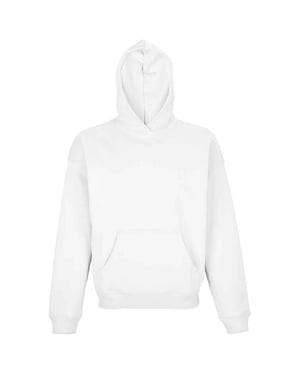 SOLS Uniseks Adult Connor Oversized Hoodie (Wit)