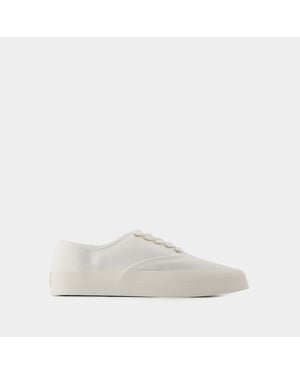 Veterschoenen - Maison Kitsune - Katoen - Wit