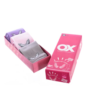 Set van 6 lage sokken OX met frisse geuren