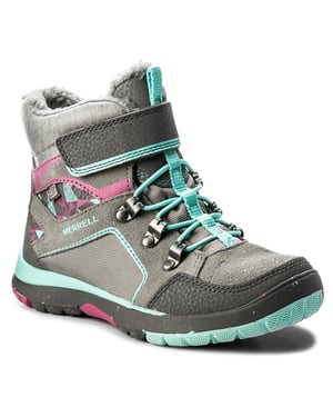 Merrell Moab Polar Waterdichte Kinderlaarzen Grijs