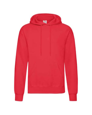 Fruit of the Loom Unisex Volwassen Klassieker Hoodie (Rood)