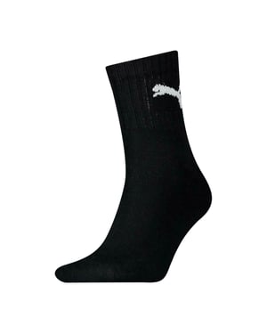 Puma Unisex Adult Lichtgewicht Crew Sokken (pak van 3) (Zwart)