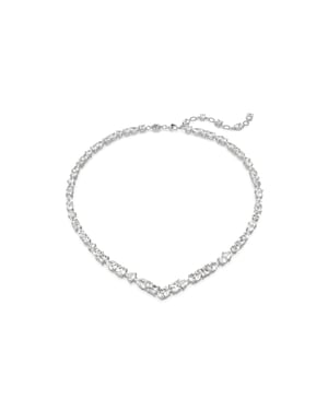 Swarovski 'Mesmera' Dames Ketting van Basismetalen - Zilver 5665242
