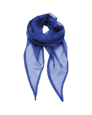 Premier Uniseks sjaal van chiffon in kleuren voor volwassenen (Koningsblauw)