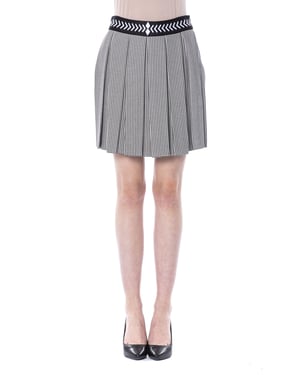 BYBLOS Dames Zwarte/Witte Viscose Rok