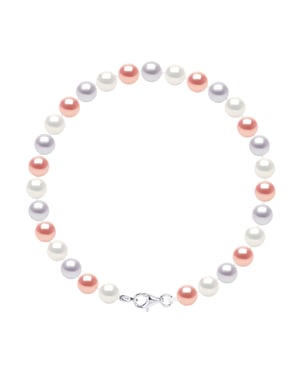 Armband van Echte Gecultiveerde Zoetwaterparels Rond 6-7 mm