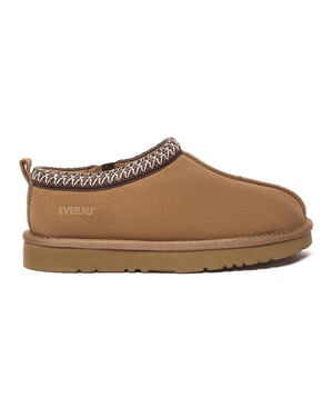 EVER AU Dames Leren Pantoffels - Wigeon