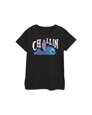 Disney Dames/Dames Lilo And Stitch Chillin Katoenen T-Shirt (Zwart)