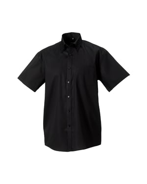 Russell Collection Heren Ultimate Shirt Met Korte Mouwen (Zwart)